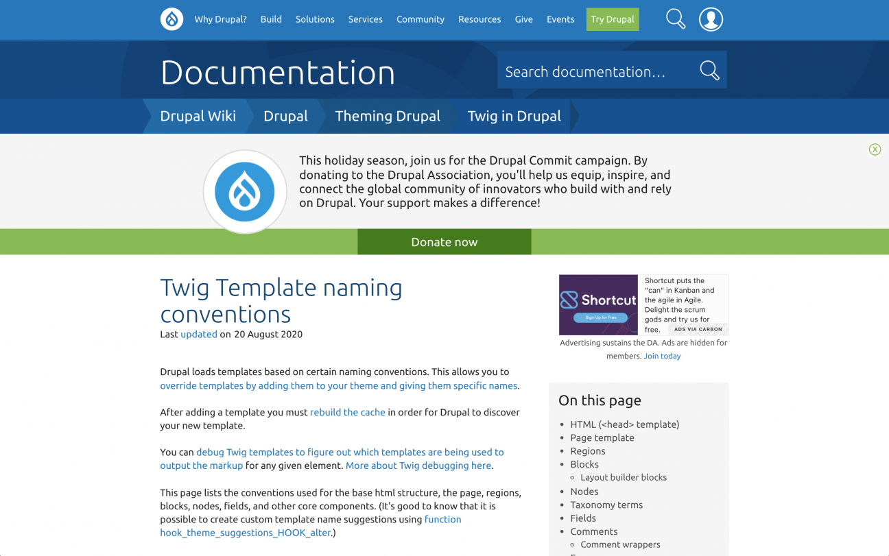 Twig Template naming conventions